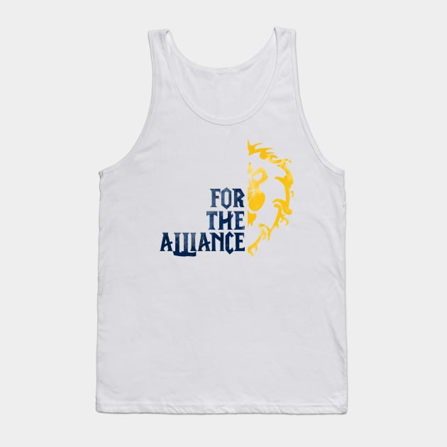 For The Alliance! Tank Top by zxmasteras